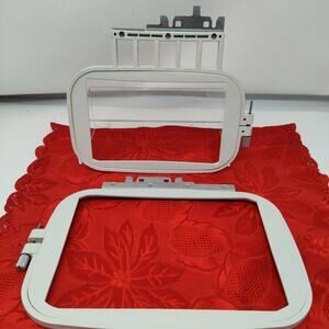 2X Small Embroidery Hoops Singer Futura CE,SES2000 Husqvarna Viking H Class 500E